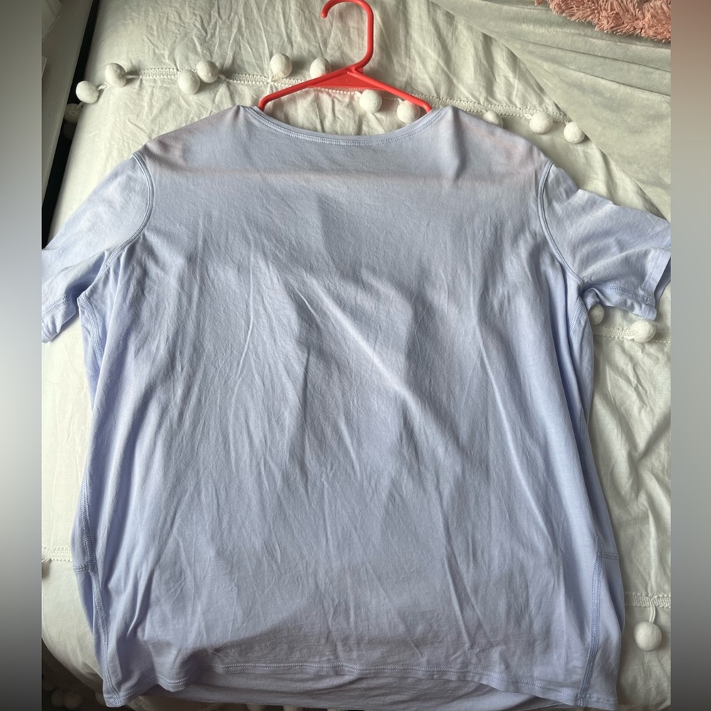 Lululemon Back in action tee, pastel blue size 2 (NO LONGER SOLD)